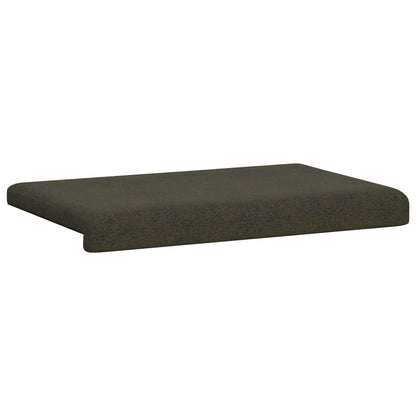 Bankkussen Faux Suède Stof Legergroen Diepte 35 cm