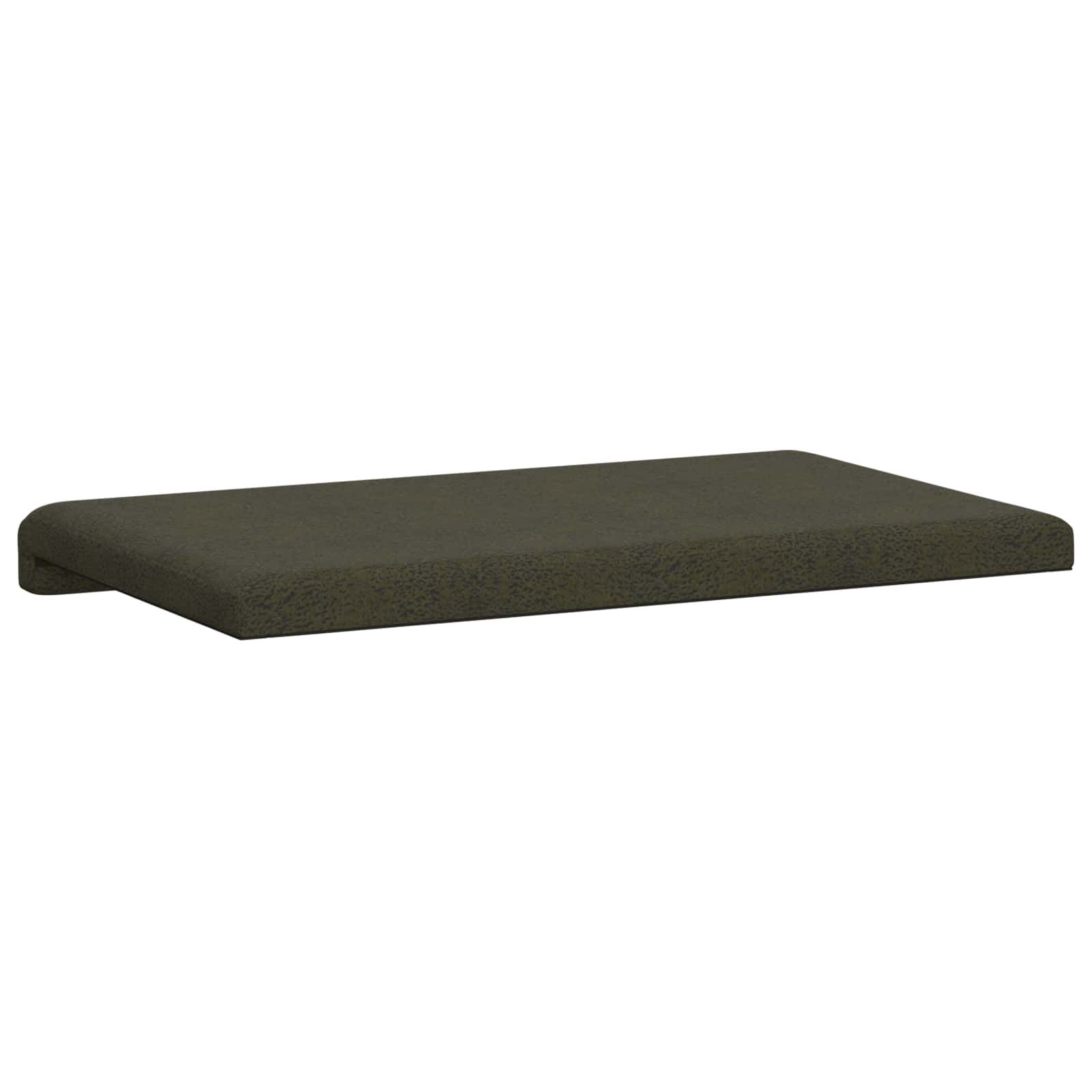 Bankkussen Faux Suède Stof Legergroen Diepte 35 cm