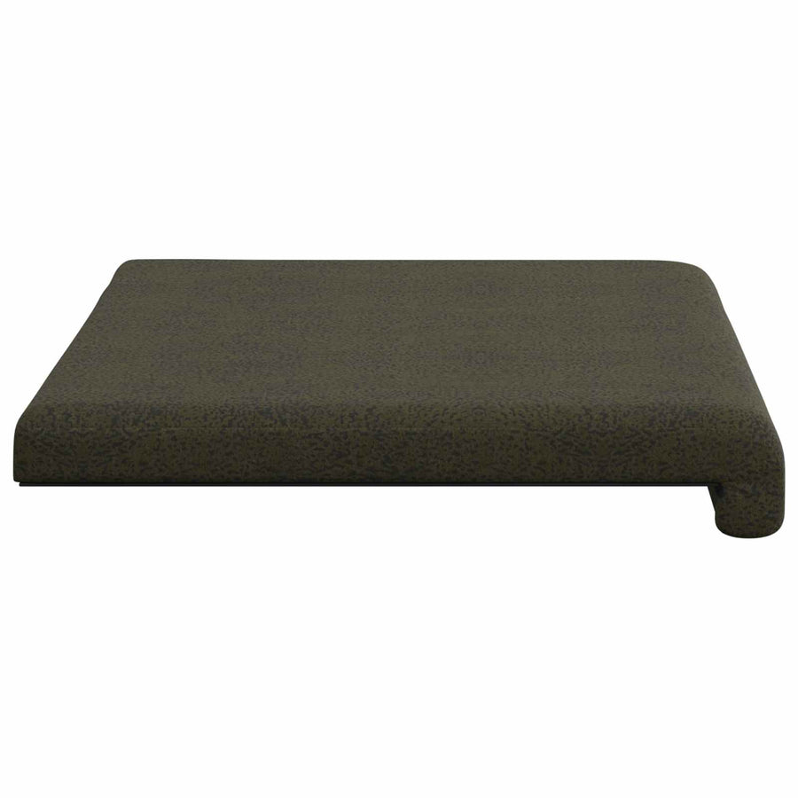 Bankkussen Faux Suède Stof Legergroen Diepte 35 cm