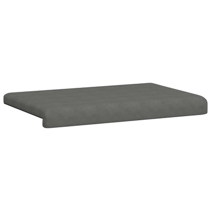 Bankkussen Microvezel Donkergrijs Diepte 35 cm