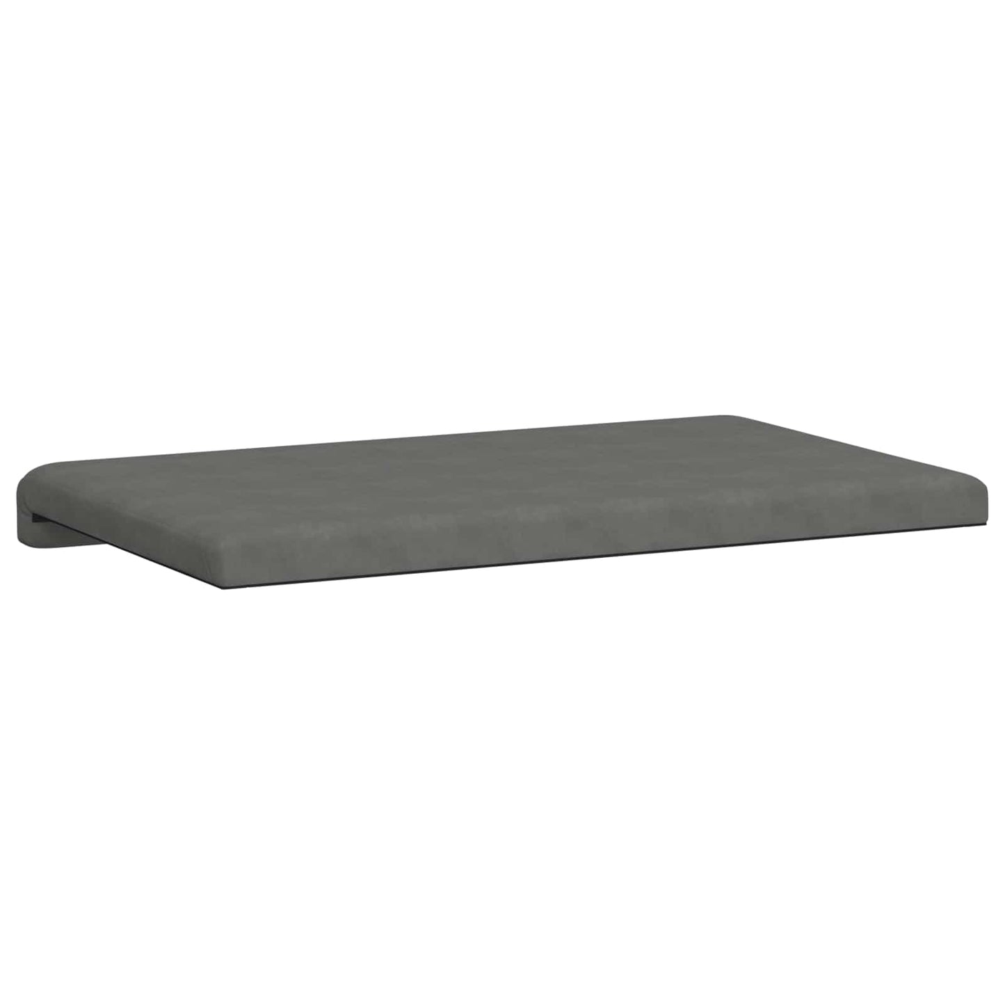 Bankkussen Microvezel Donkergrijs Diepte 35 cm