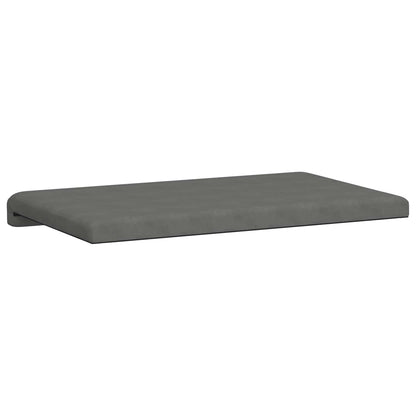 Bankkussen Microvezel Donkergrijs Diepte 35 cm