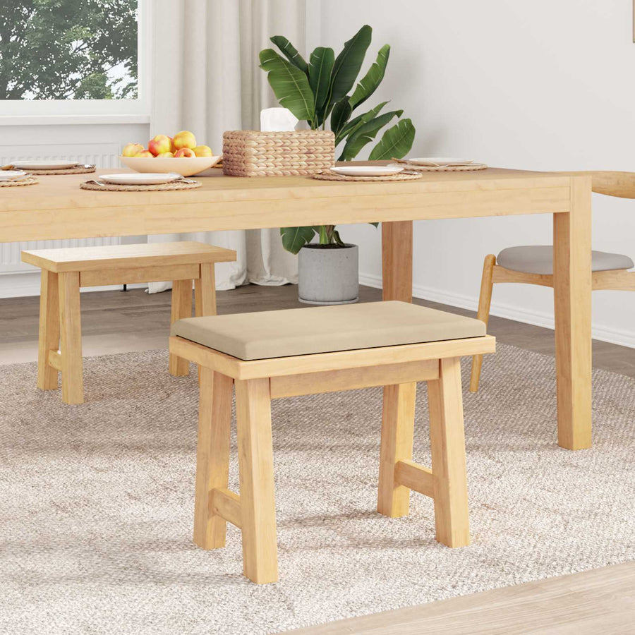Bankkussen Microvezel Crèmekleurig Diepte 35 cm