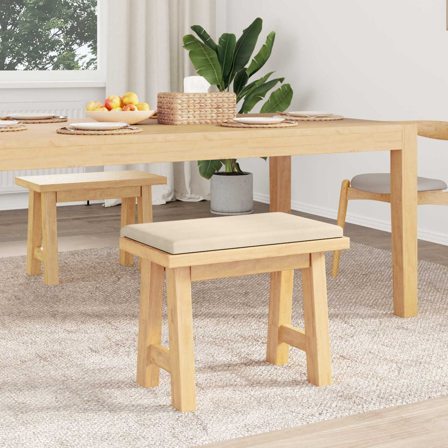 Bankkussen Microvezel Beige Diepte 35 cm