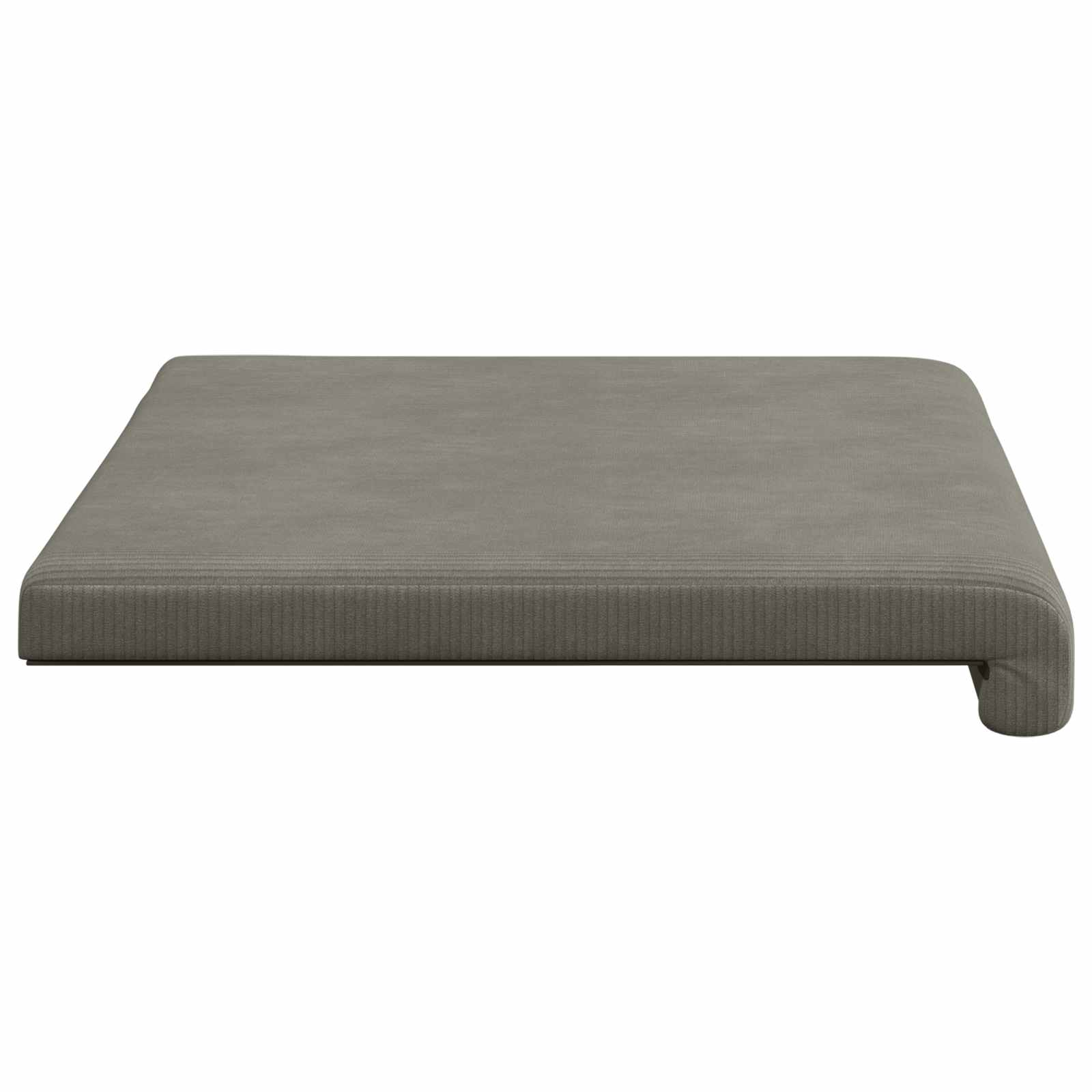 Bankkussen corduroy Lichtgrijs Diepte 35 cm