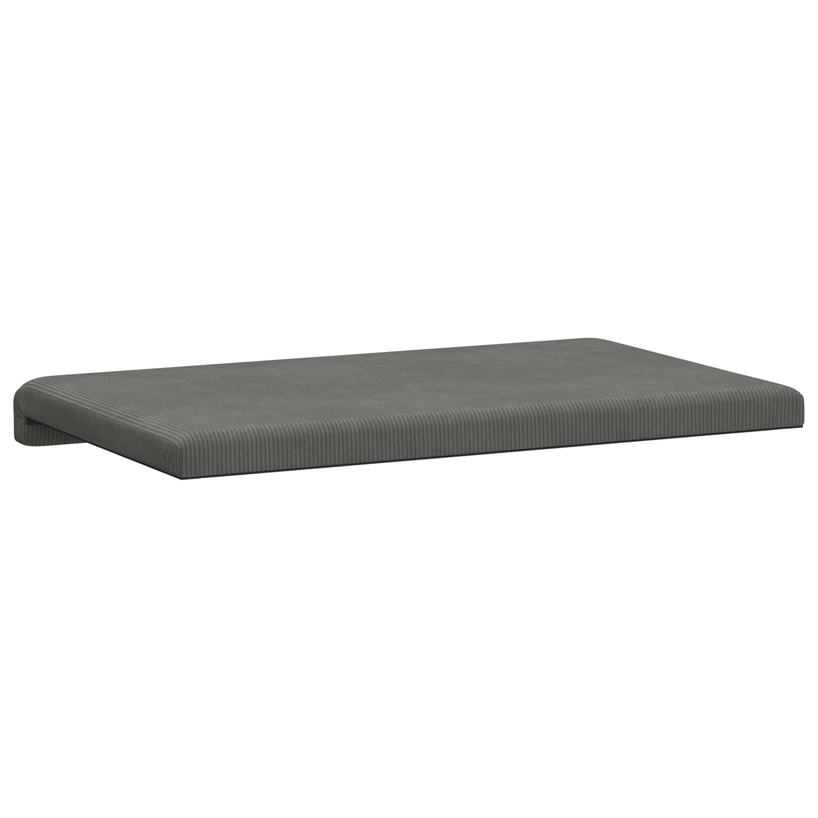 Bankkussen corduroy Donkergrijs Diepte 35 cm