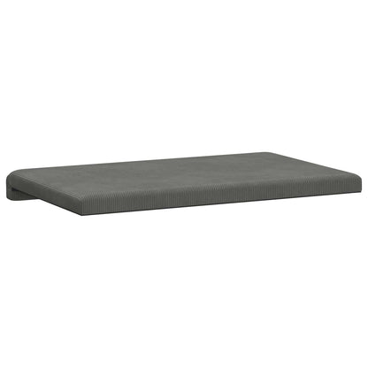 Bankkussen corduroy Donkergrijs Diepte 35 cm