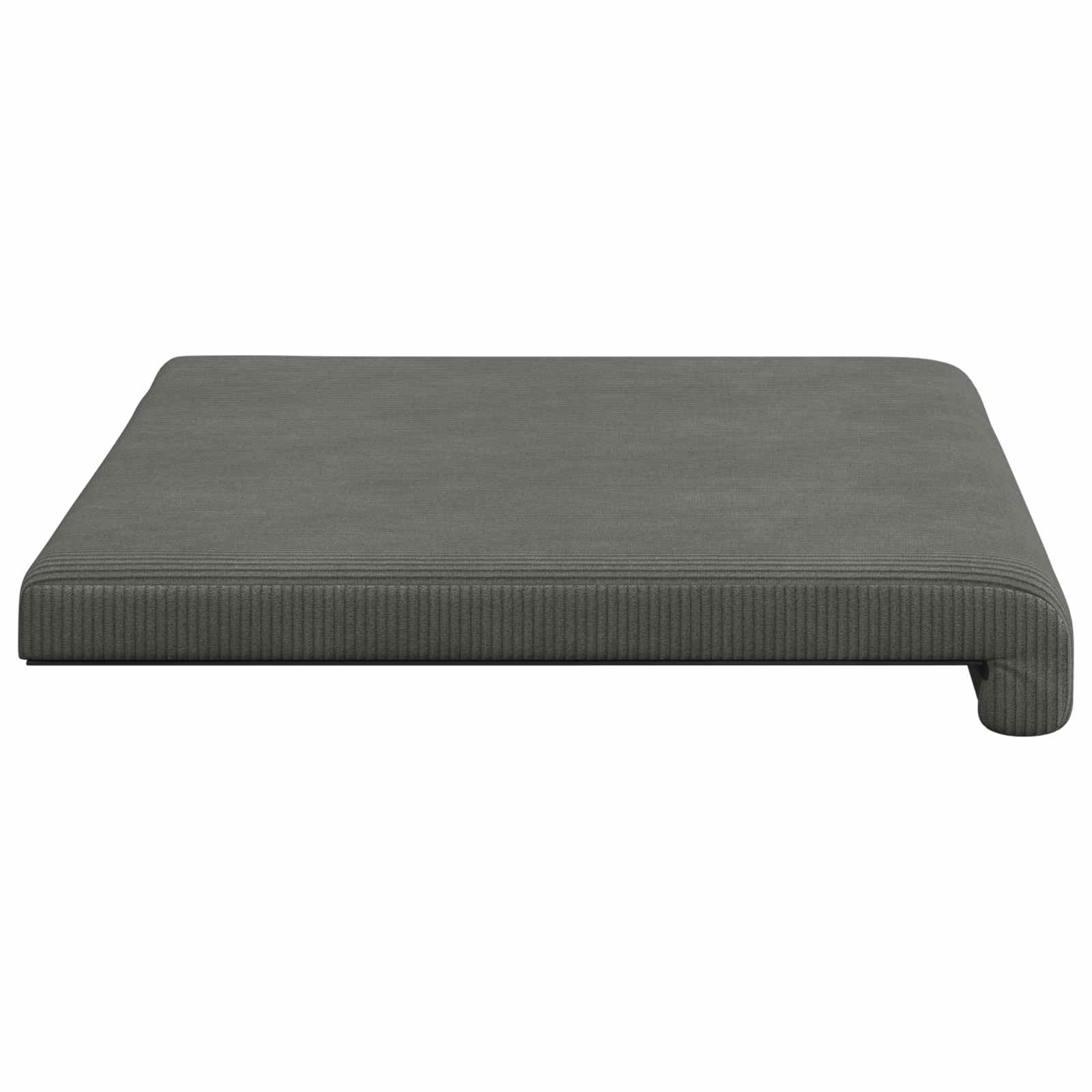 Bankkussen corduroy Donkergrijs Diepte 35 cm
