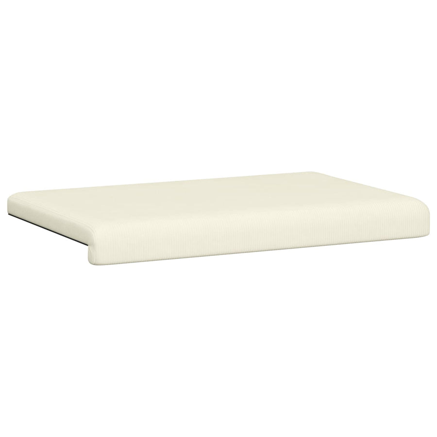 Bankkussen corduroy Crèmekleurig Diepte 35 cm