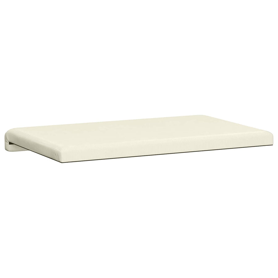 Bankkussen corduroy Crèmekleurig Diepte 35 cm