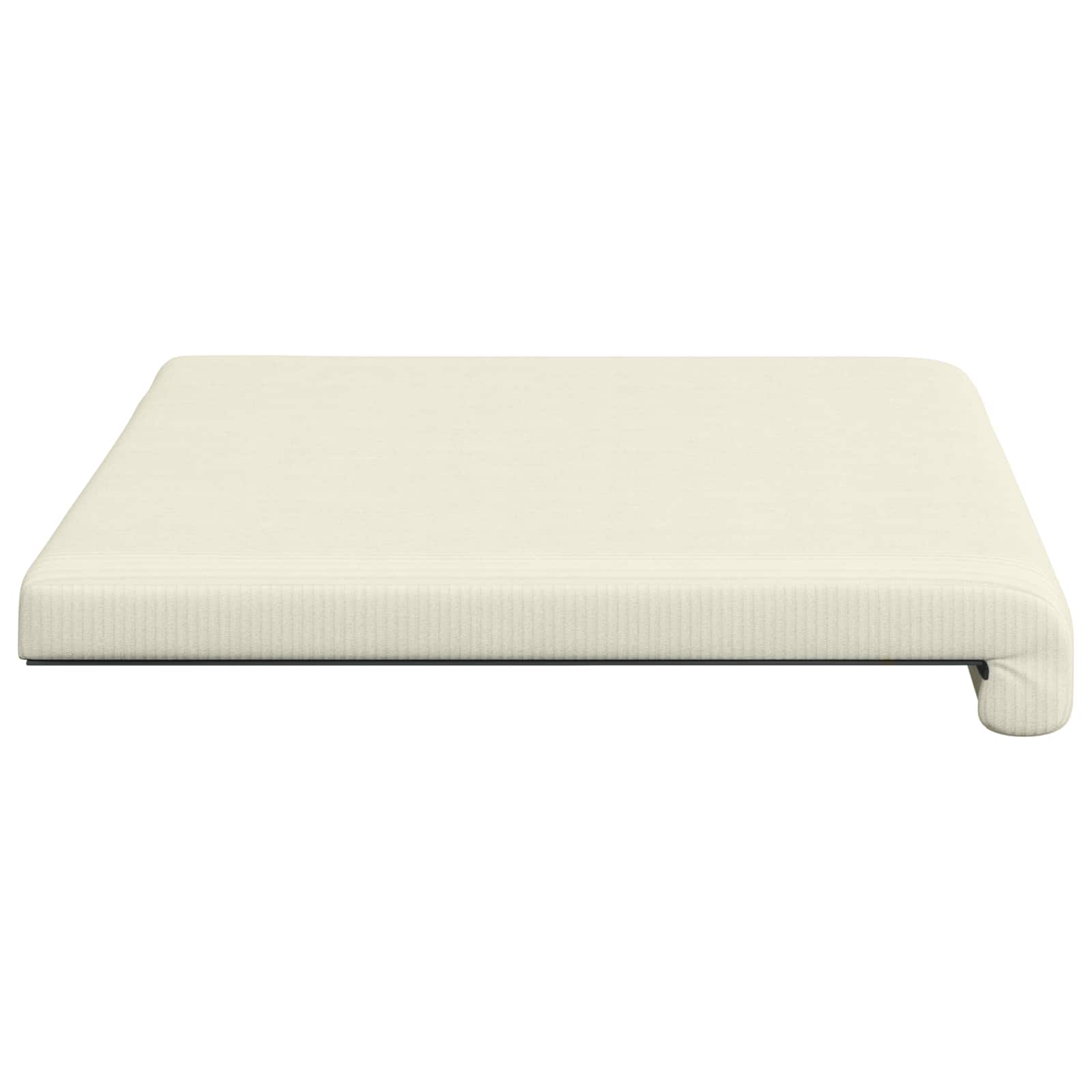 Bankkussen corduroy Crèmekleurig Diepte 35 cm
