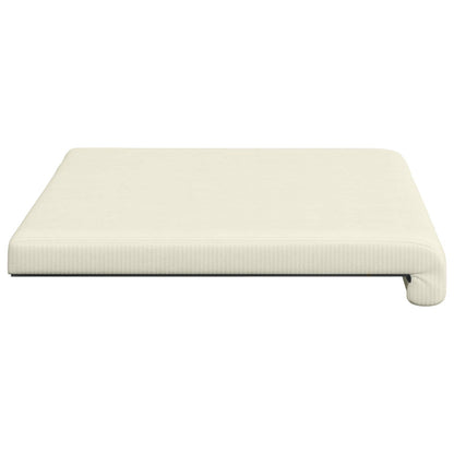 Bankkussen corduroy Crèmekleurig Diepte 35 cm