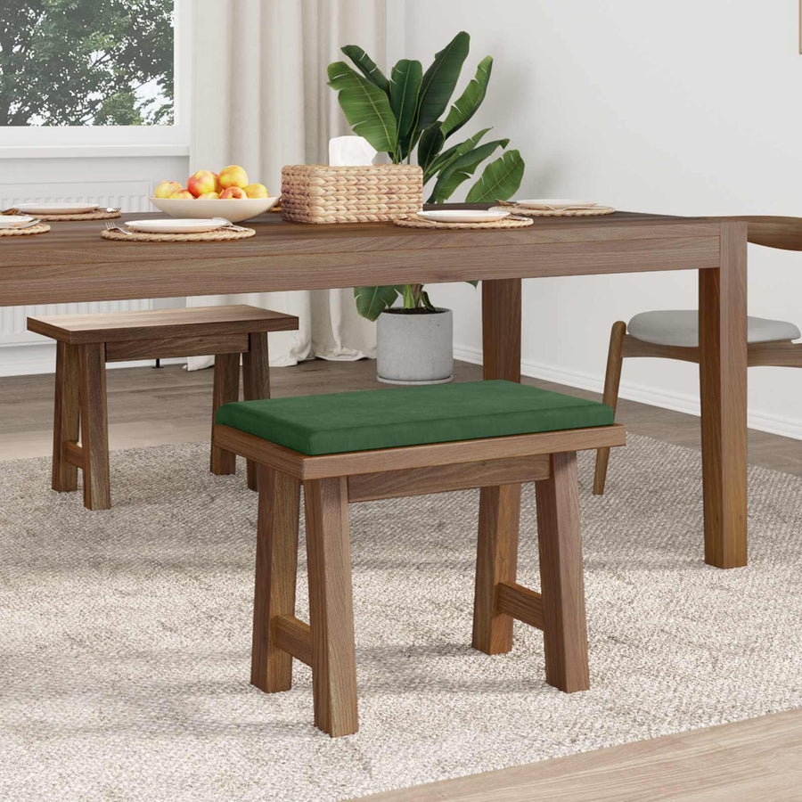 Bankkussen corduroy Donkergroen Diepte 35 cm