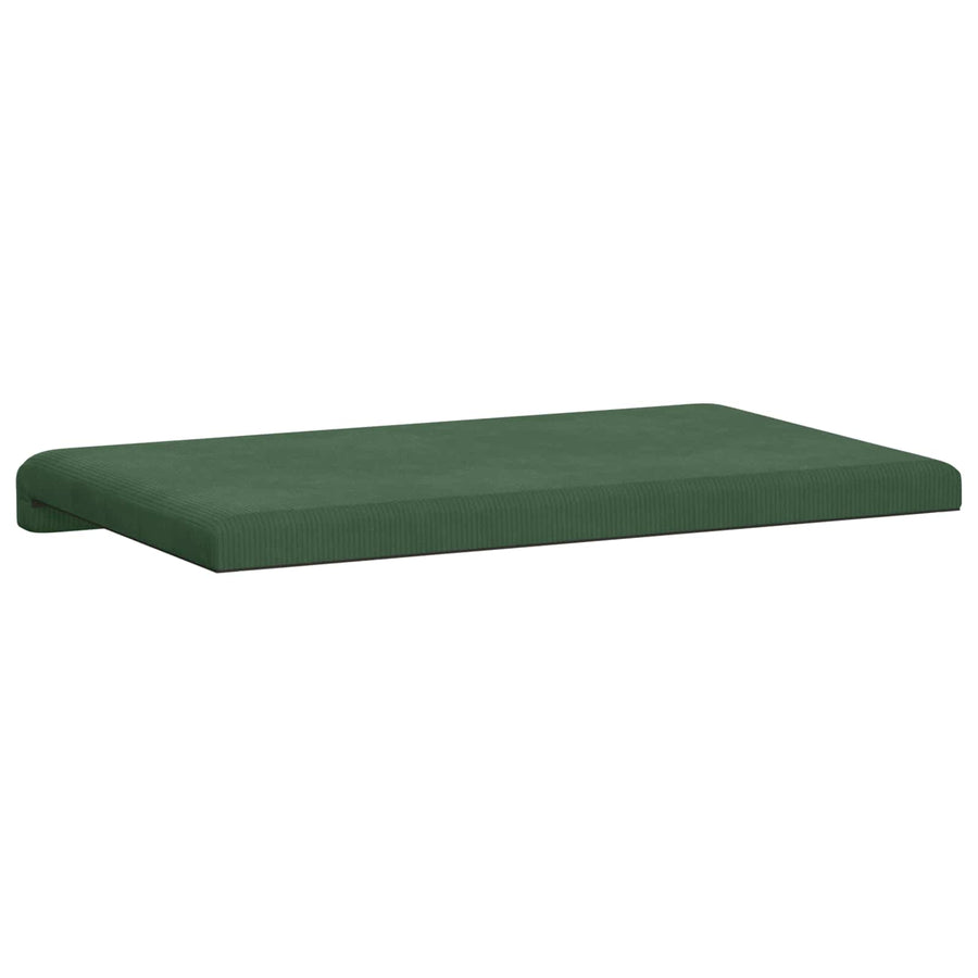 Bankkussen corduroy Donkergroen Diepte 35 cm