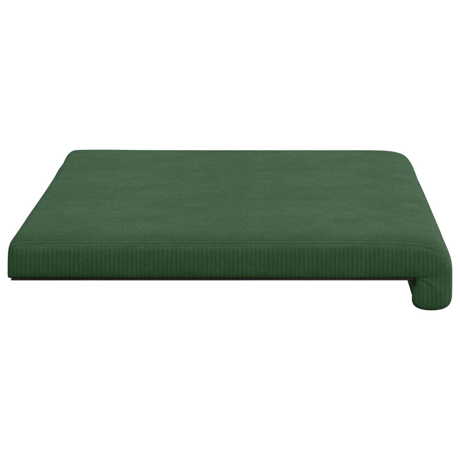 Bankkussen corduroy Donkergroen Diepte 35 cm