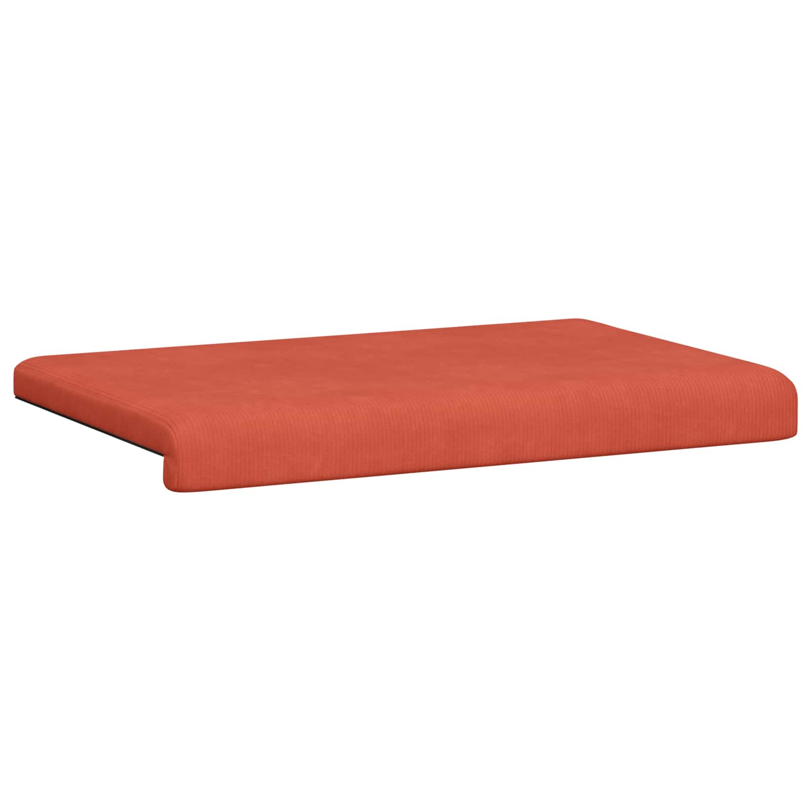 Bankkussen corduroy Rood-oranje Diepte 35 cm
