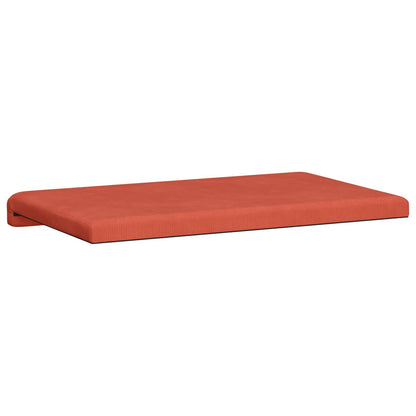 Bankkussen corduroy Rood-oranje Diepte 35 cm