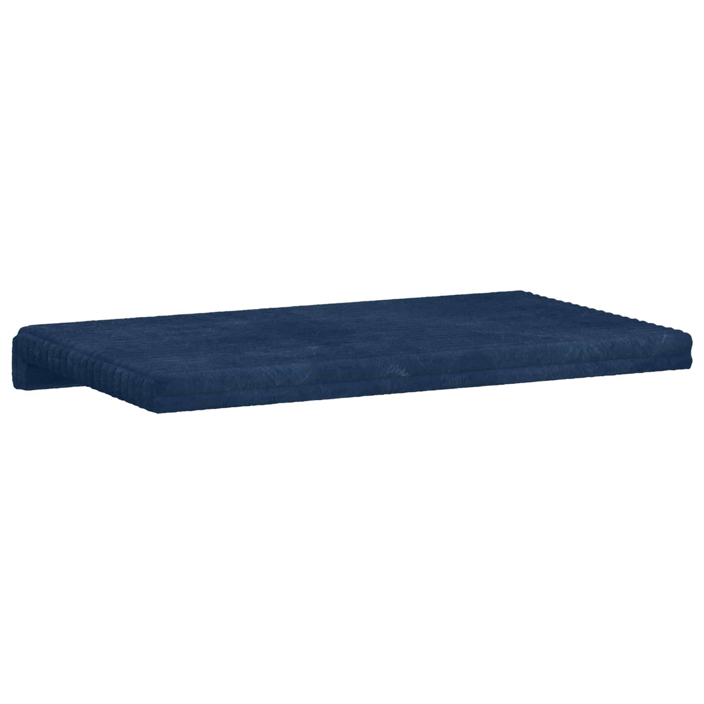 Bankkussen Pluche Corduroy Marineblauw Diepte 35 cm