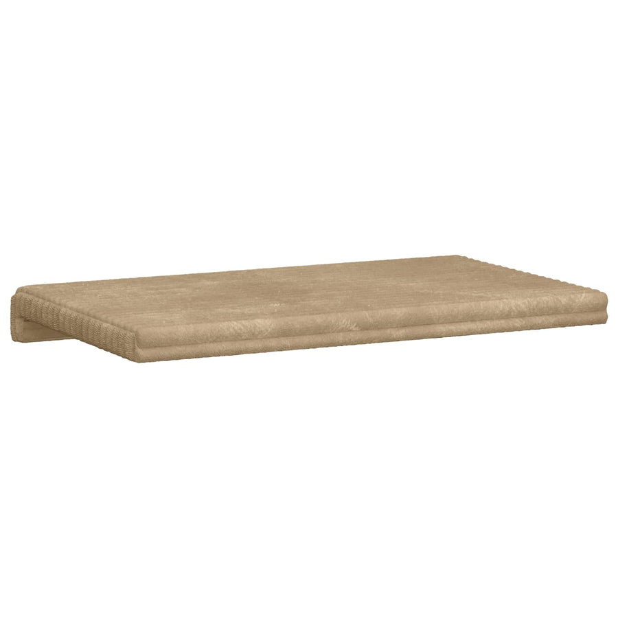 Bankkussen Pluche Corduroy Taupe Diepte 35 cm