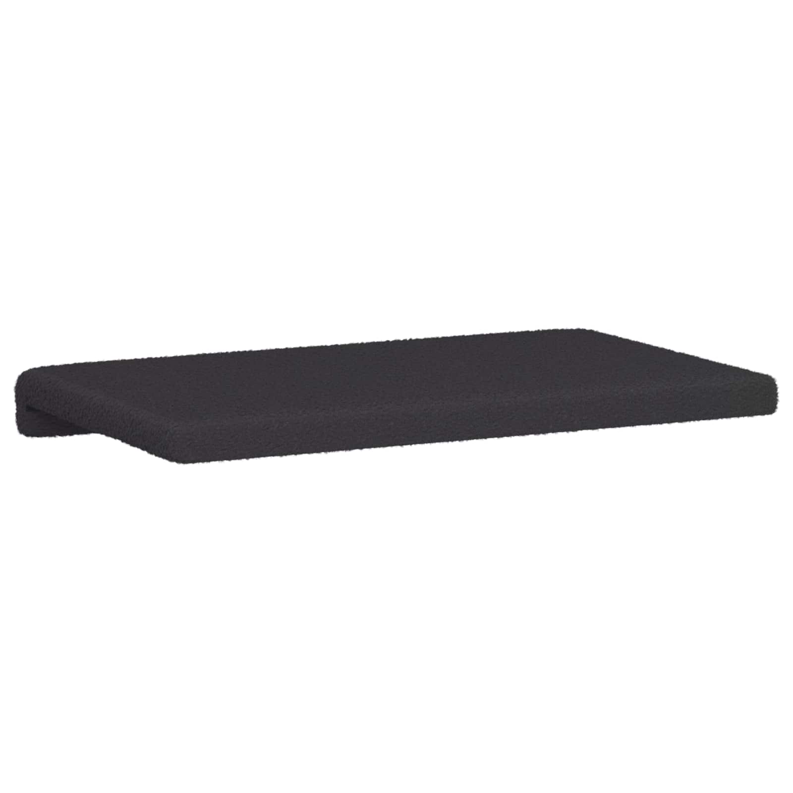 Bankkussen Sherpa Stof Donkergrijs Diepte 35 cm