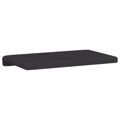 Bankkussen Sherpa Stof Donkergrijs Diepte 35 cm