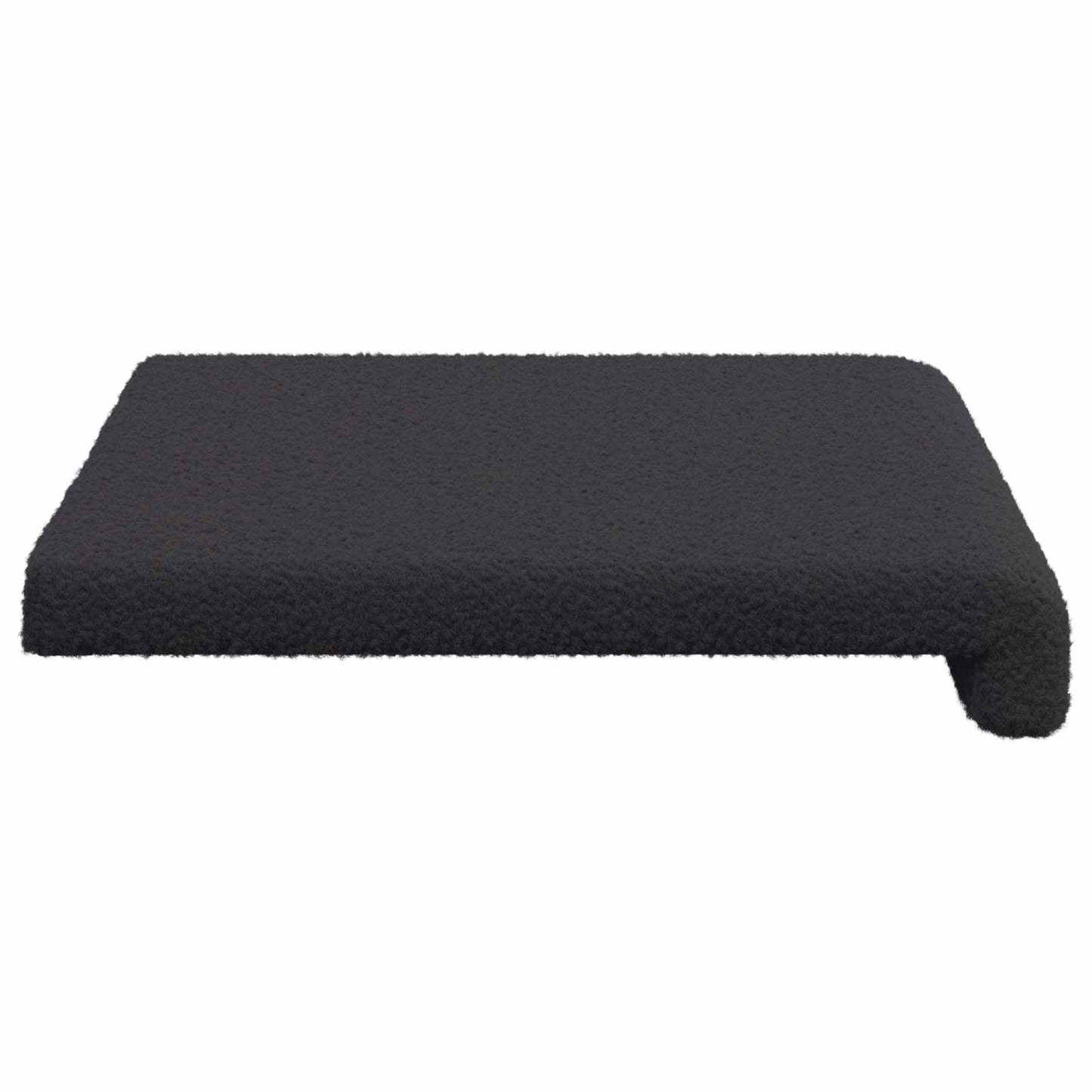 Bankkussen Sherpa Stof Donkergrijs Diepte 35 cm
