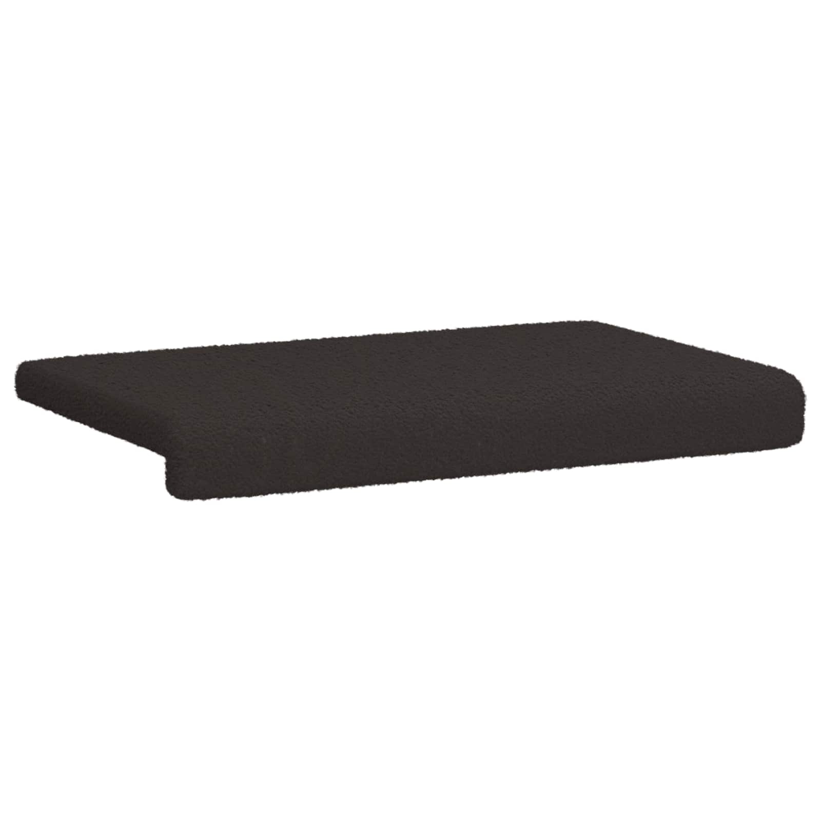 Bankkussen Sherpa Stof Zwart Diepte 35 cm