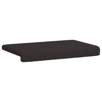 Bankkussen Sherpa Stof Zwart Diepte 35 cm