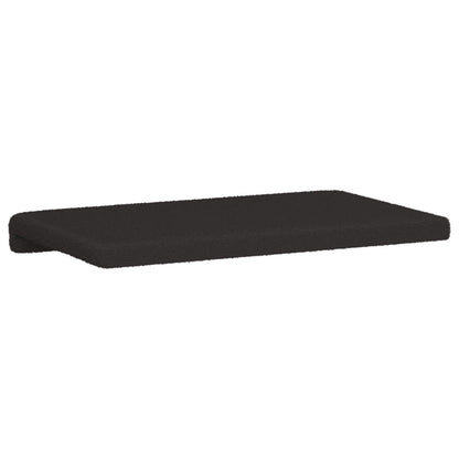 Bankkussen Sherpa Stof Zwart Diepte 35 cm