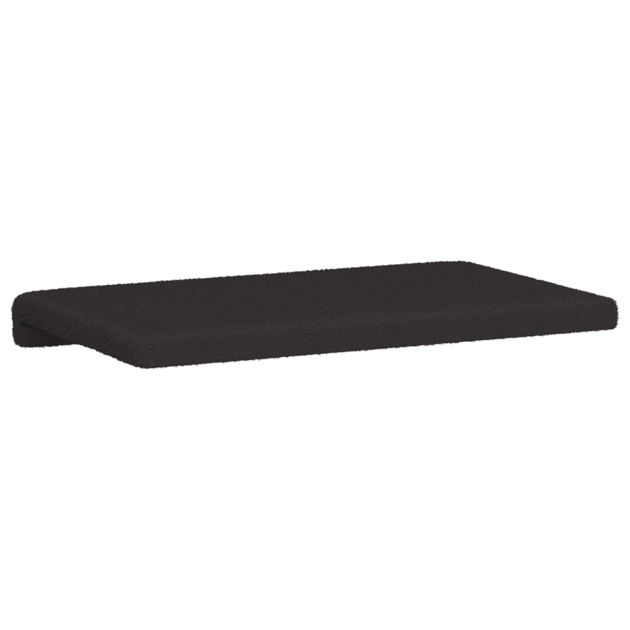Bankkussen Sherpa Stof Zwart Diepte 35 cm