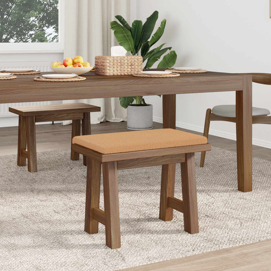 Bankkussen Sherpa Stof Beige Diepte 35 cm