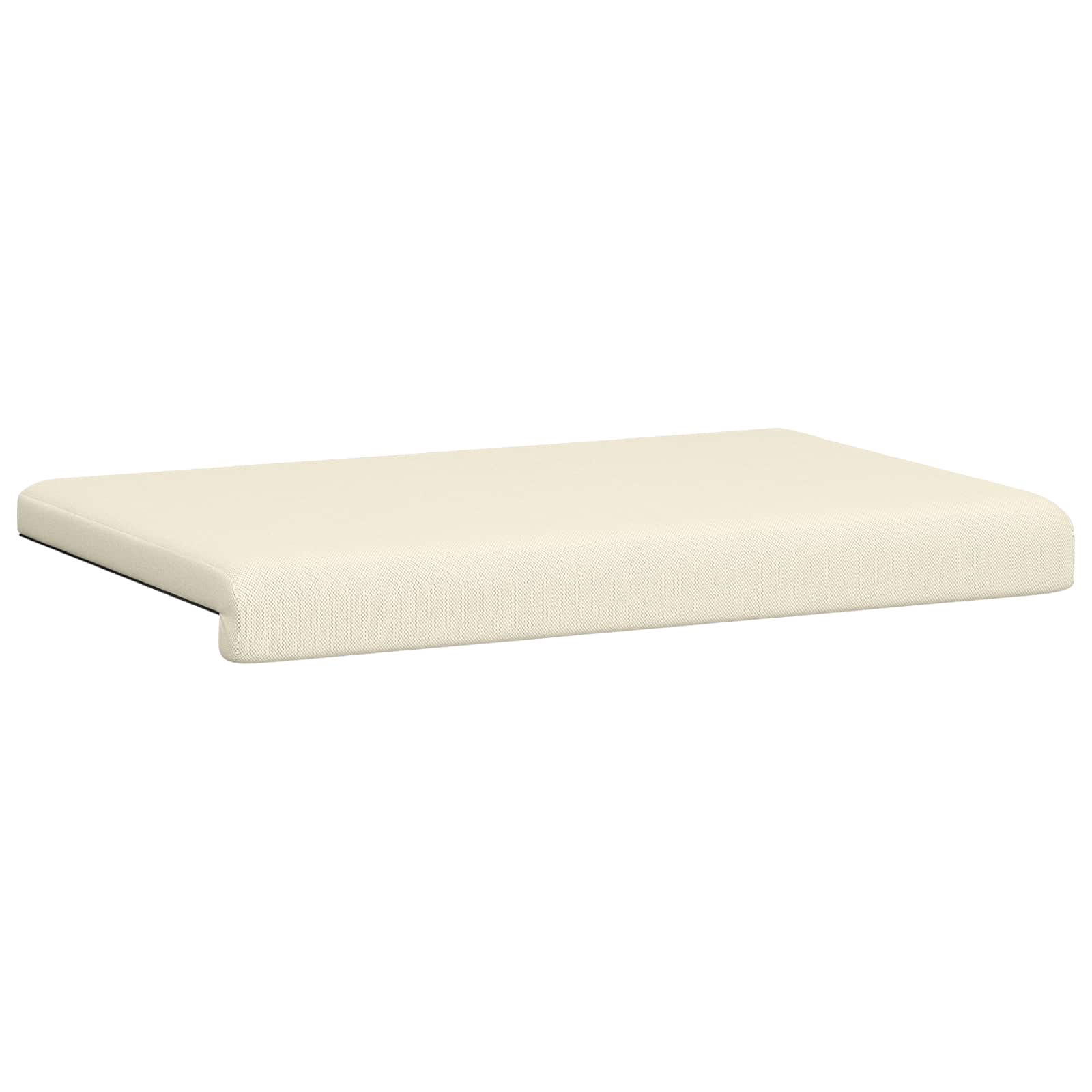 Bankkussen Textured Velvet Crèmekleurig Diepte 35 cm
