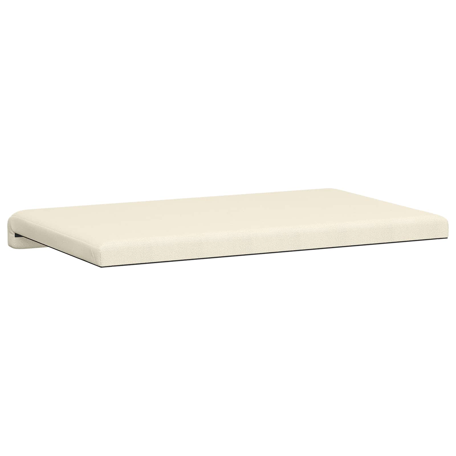 Bankkussen Textured Velvet Crèmekleurig Diepte 35 cm