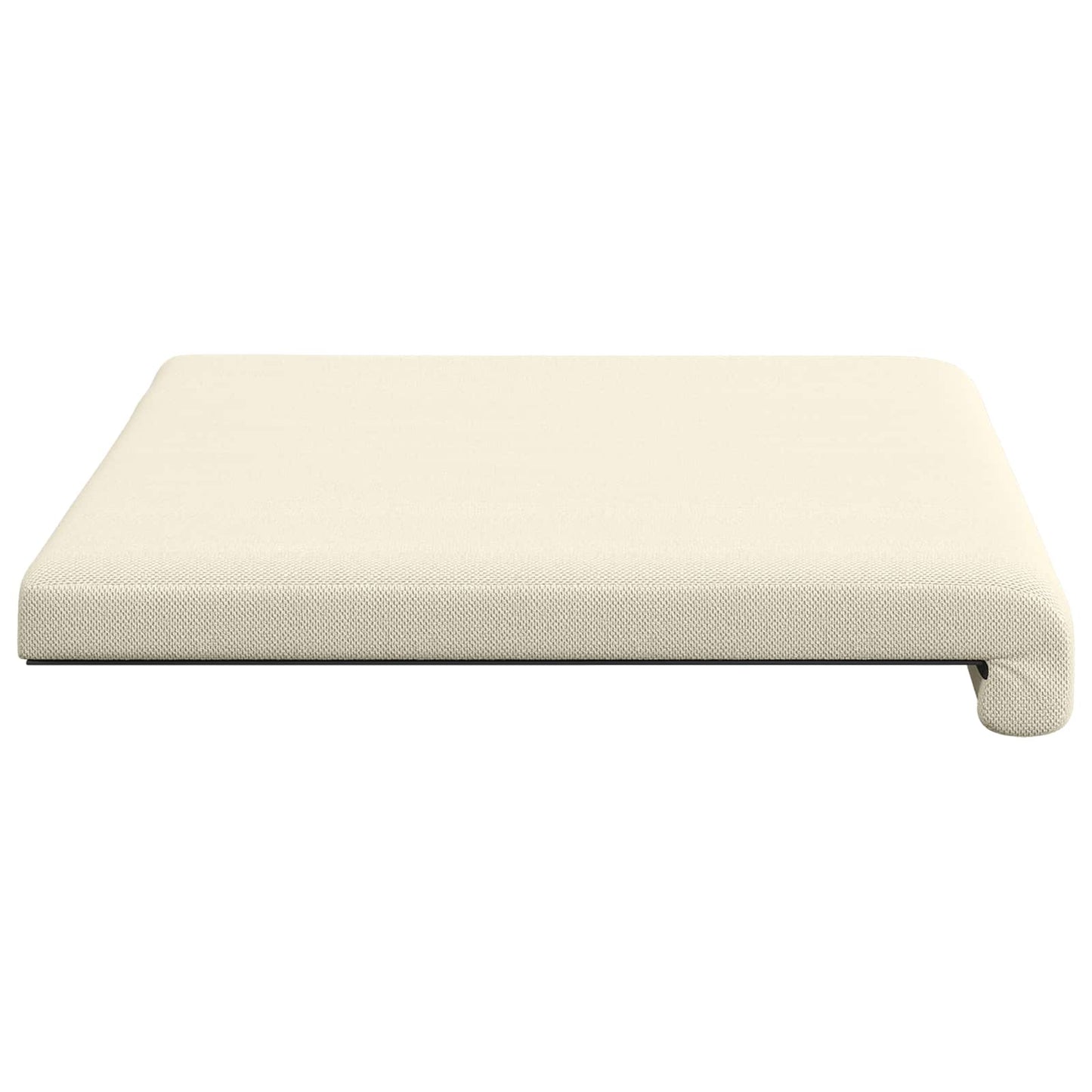 Bankkussen Textured Velvet Crèmekleurig Diepte 35 cm