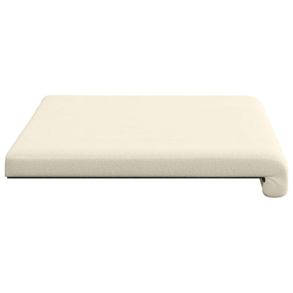 Bankkussen Textured Velvet Crèmekleurig Diepte 35 cm