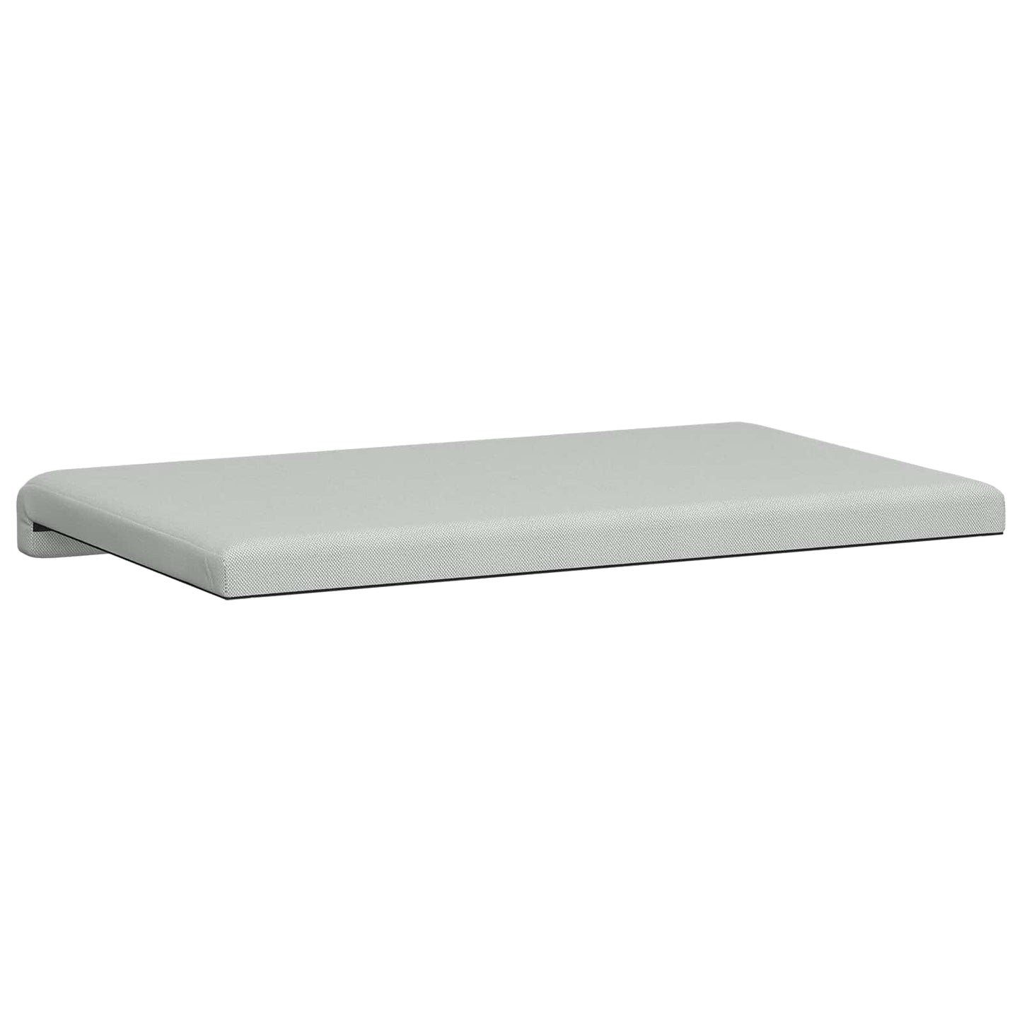 Bankkussen Textured Velvet Lichtgrijs Diepte 35 cm