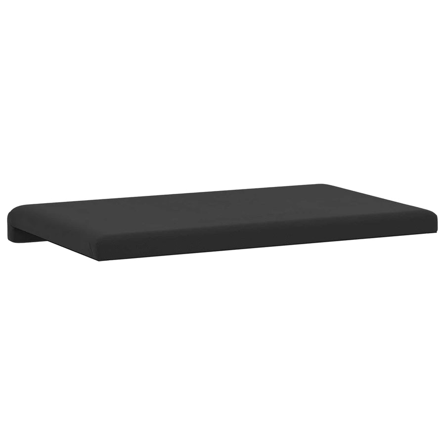 Bankkussen Textured Velvet Zwart Diepte 35 cm