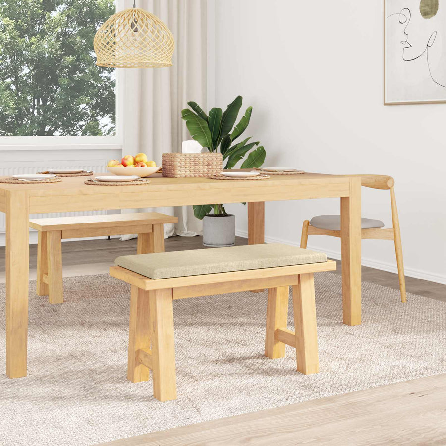 Bankkussen Stof Crèmekleurig Diepte 35 cm