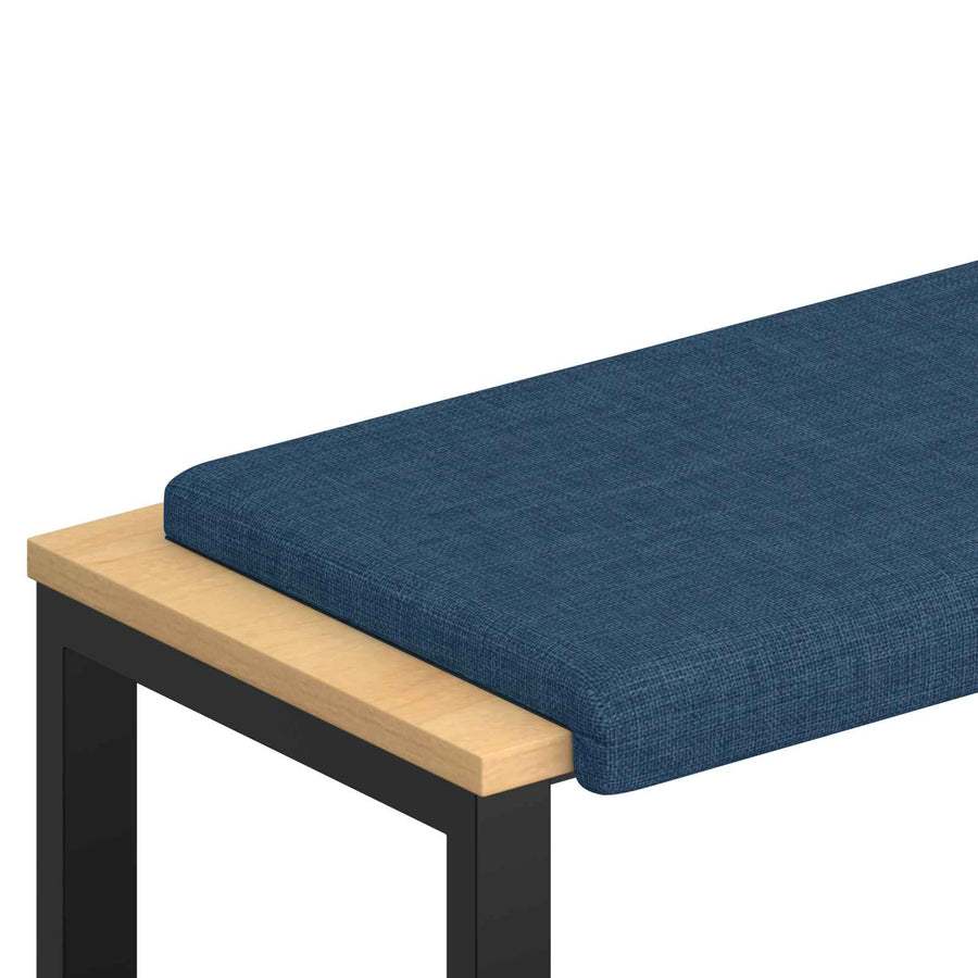 Bankkussen Stof Blauw Diepte 35 cm