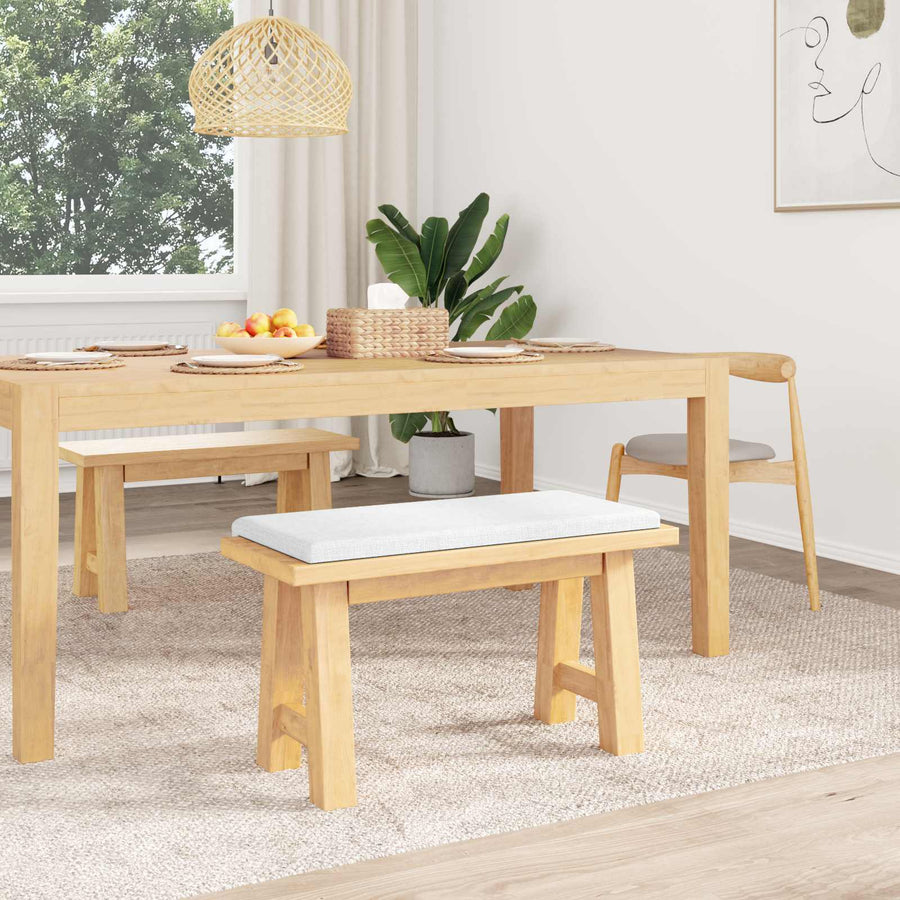 Bankkussen Stof Wit Diepte 35 cm