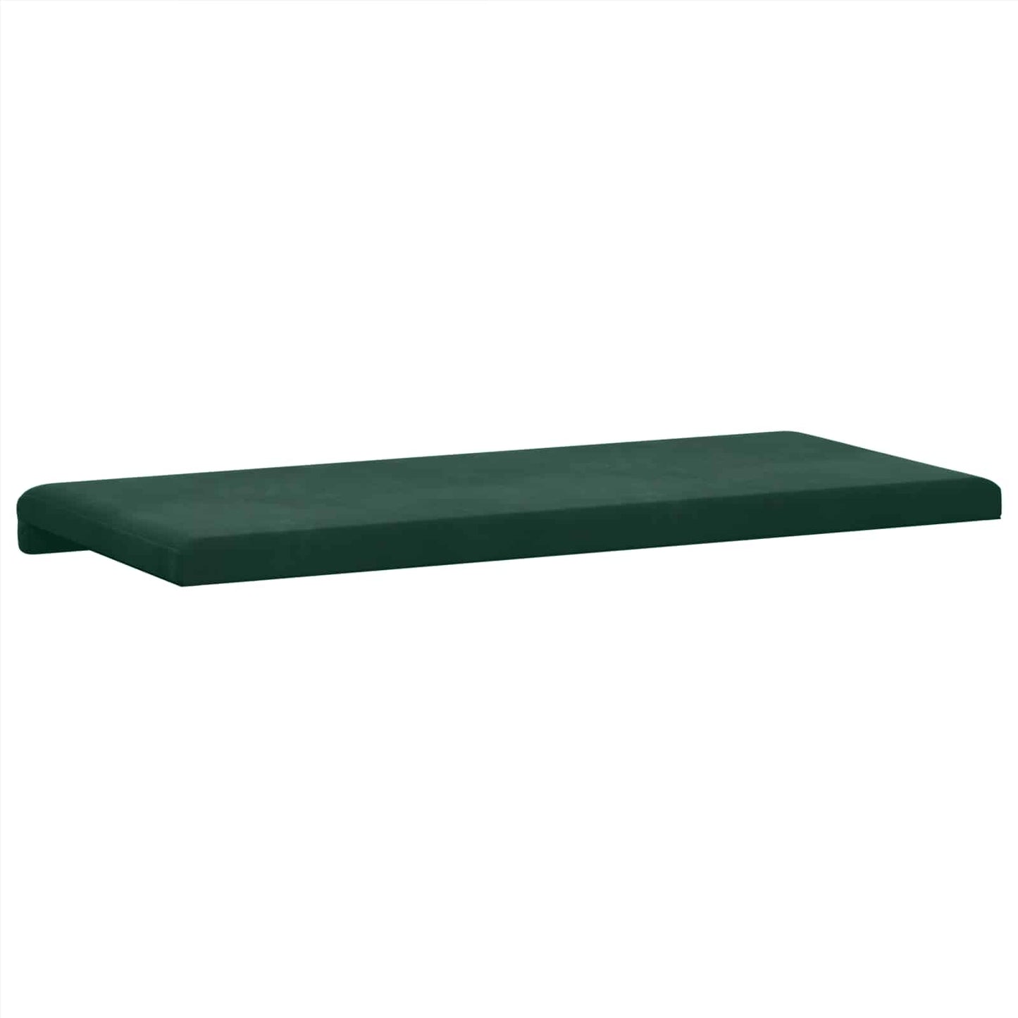 Bankkussen fluweel Donkergroen Diepte 35 cm