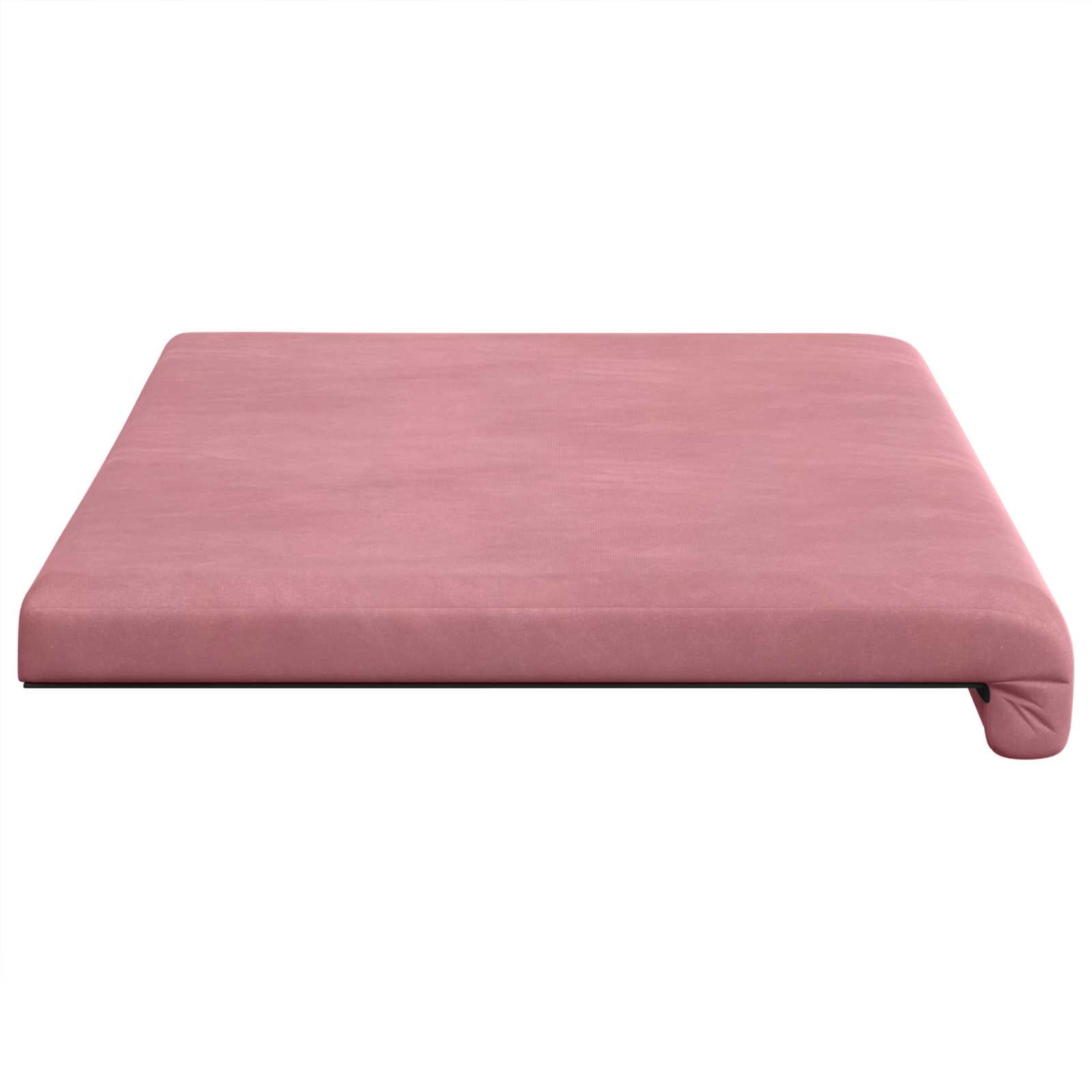 Bankkussen fluweel Roze Diepte 35 cm