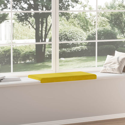 Bankkussen fluweel Geel Diepte 35 cm