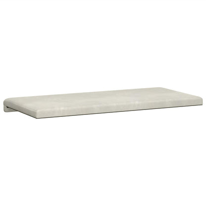 Bankkussen fluweel Crèmekleurig Diepte 35 cm