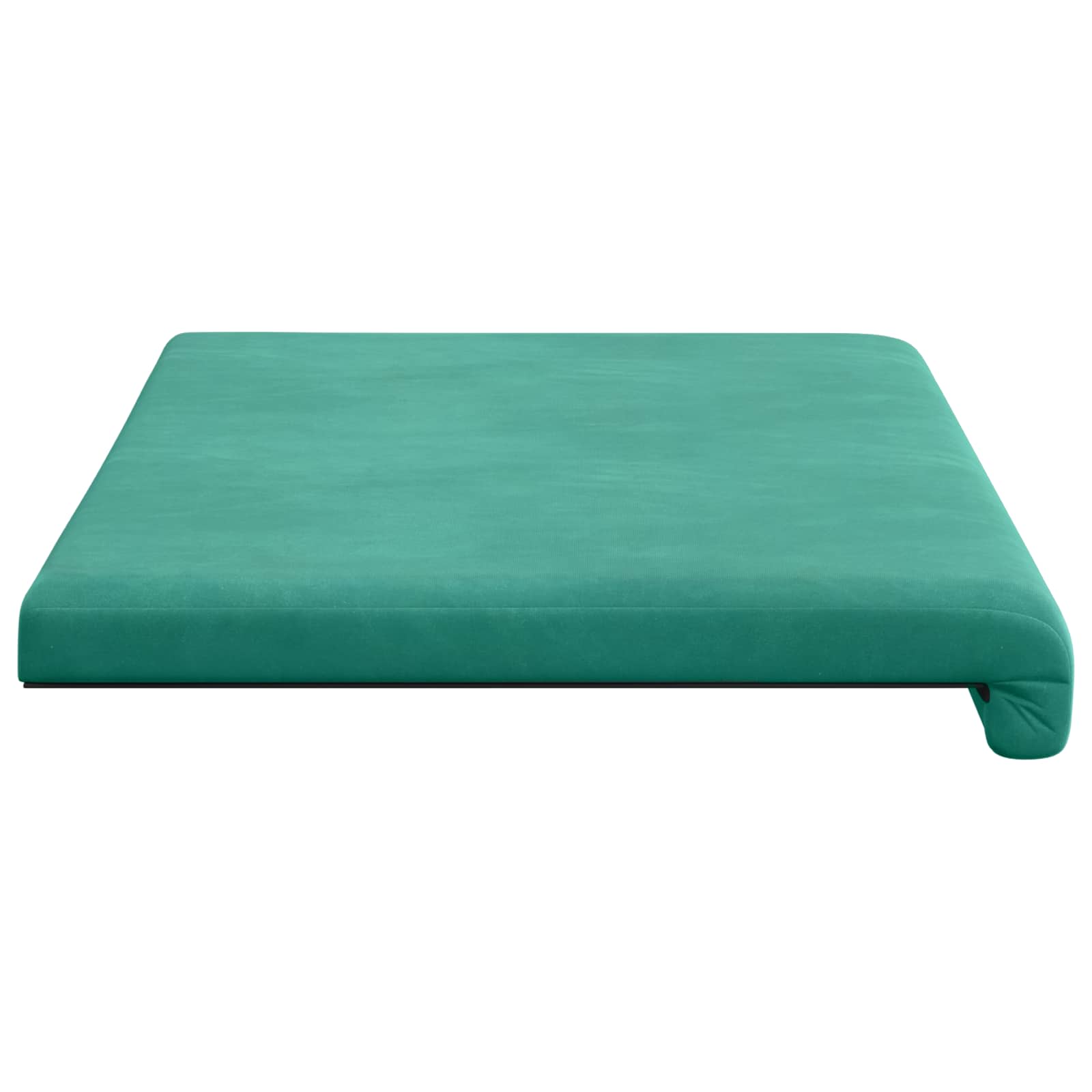 Bankkussen fluweel Turquoise Diepte 35 cm