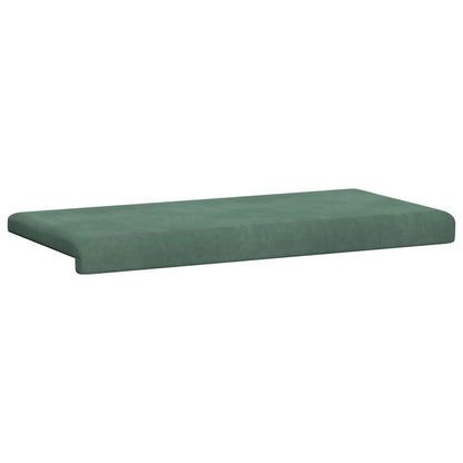 Bankkussen fluweel Zeegroen Diepte 35 cm