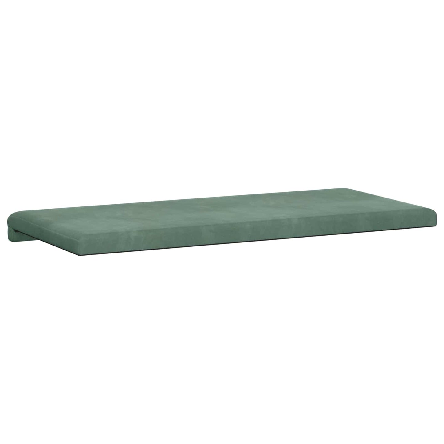 Bankkussen fluweel Zeegroen Diepte 35 cm