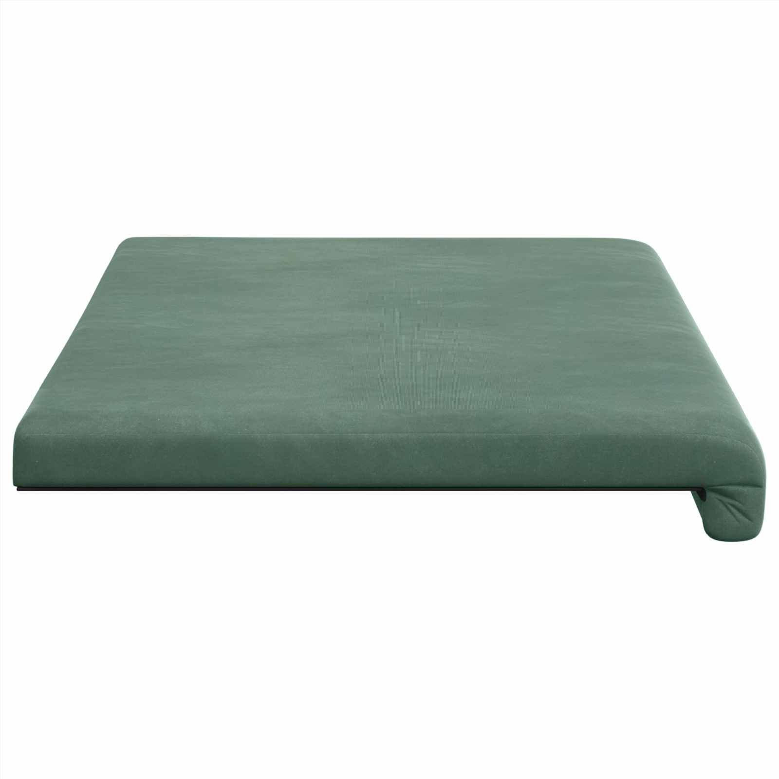 Bankkussen fluweel Zeegroen Diepte 35 cm