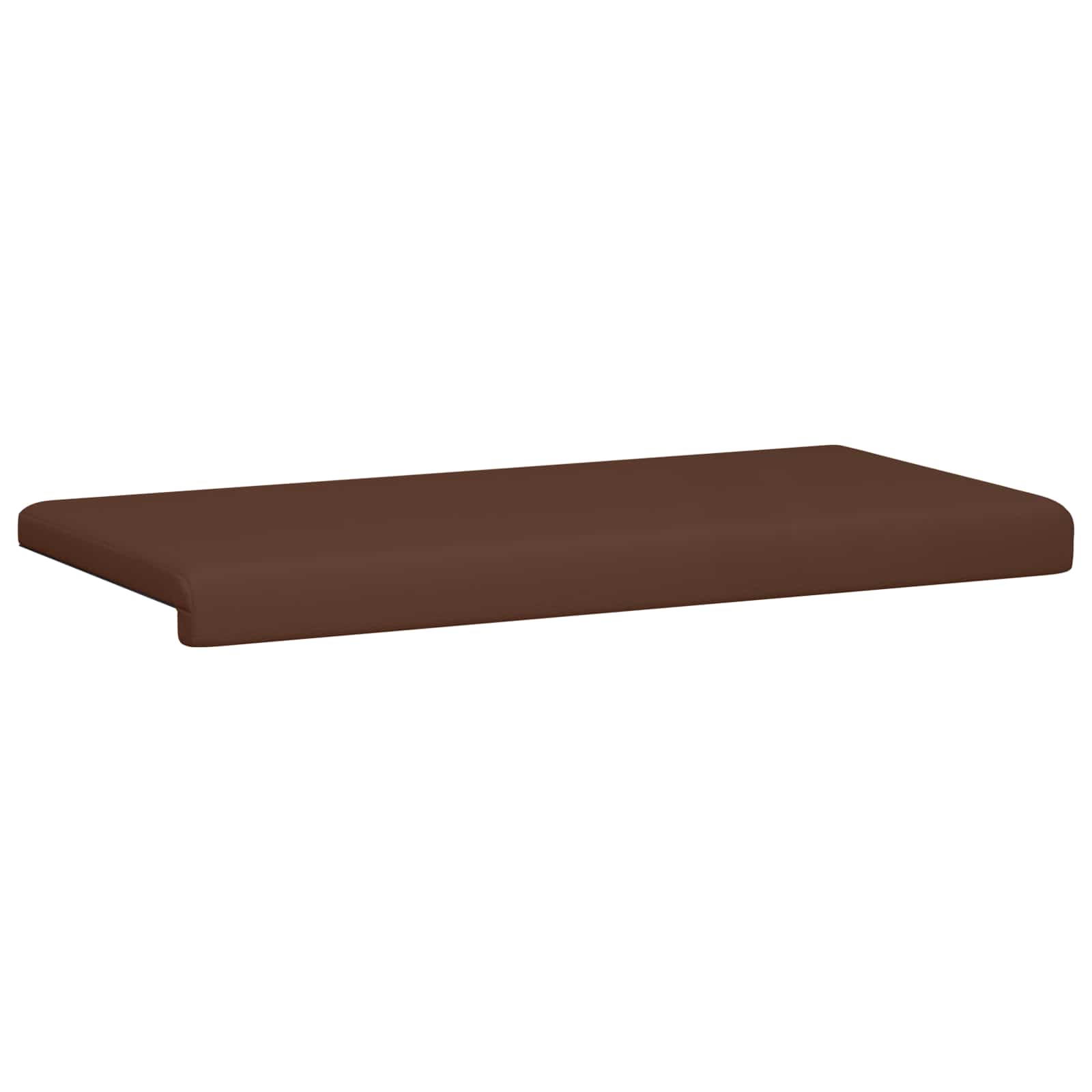 Bankkussen Kunstleer Bruin Diepte 35 cm