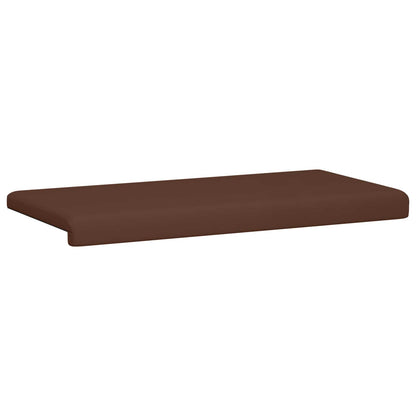 Bankkussen Kunstleer Bruin Diepte 35 cm